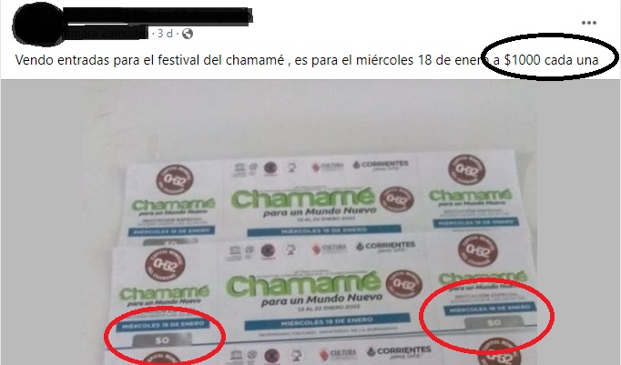Furor por el chamamé: crece la reventa de entradas en redes