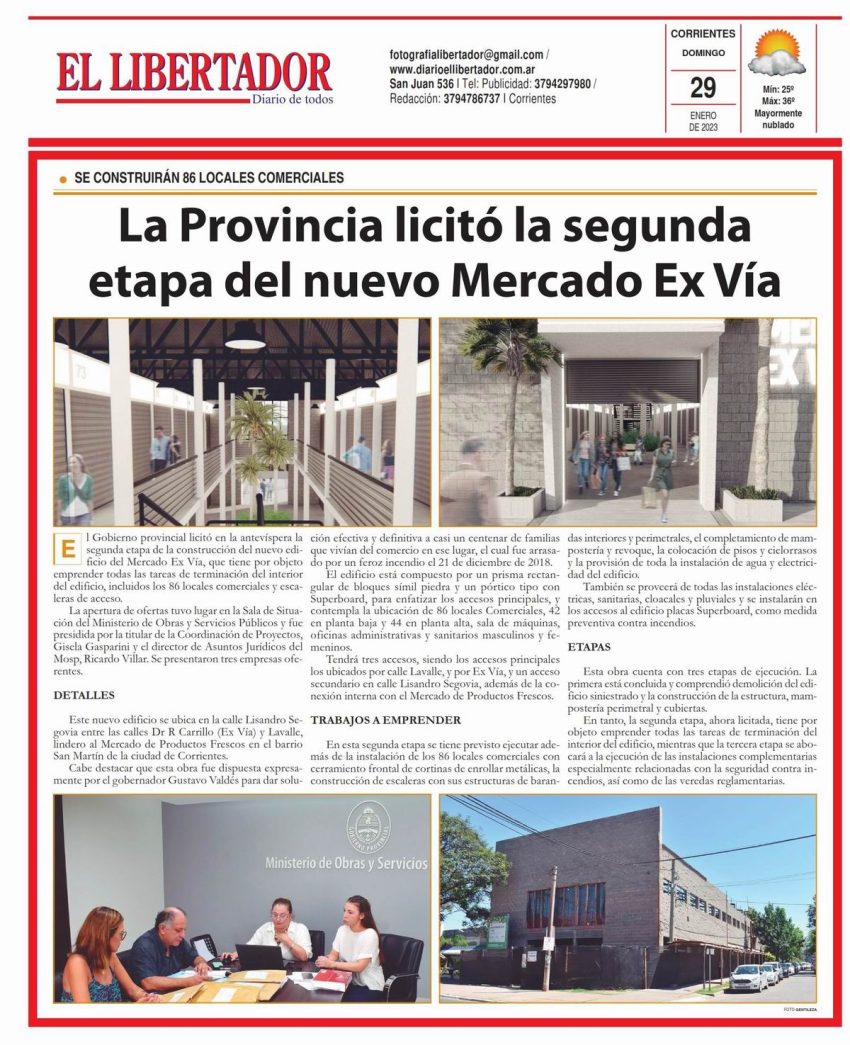Tapa y Contratapa 29 de enero de 2023