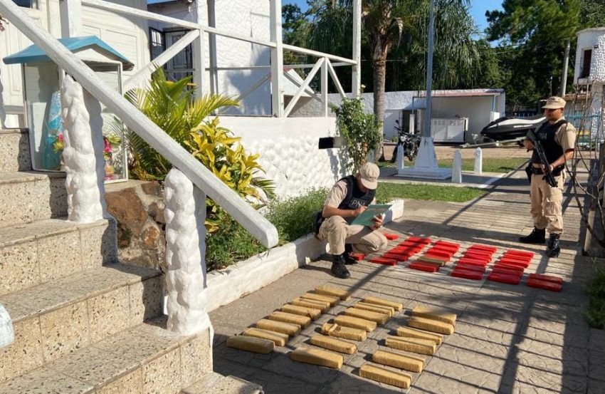 Secuestraron 50 kilos de droga en una localidad correntina