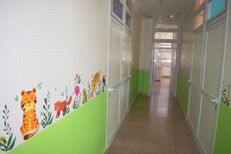 Avanza la refacción de un sector del pediátrico