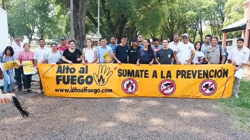 Realizaron capacitaciones para la prevención incendios en localidades