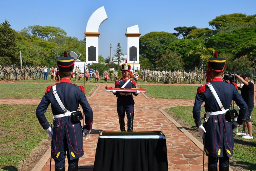 Valdés en Yapeyú, instó a seguir el ejemplo de grandeza, generosidad y humildad de San Martín