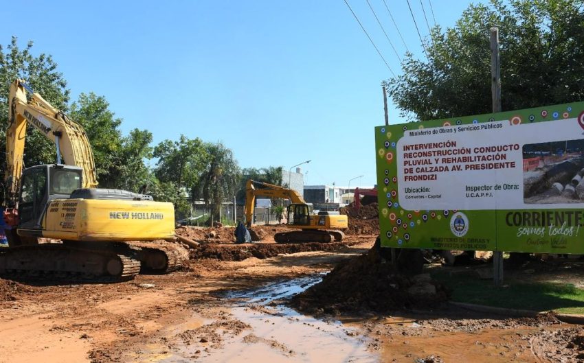 La Provincia inició las tareas para solucionar un problema de desagüe en Capital