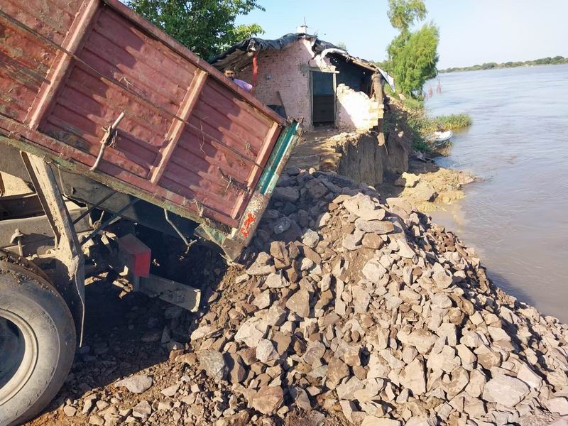 Goya: refuerzan la costa en el paraje El Remanso