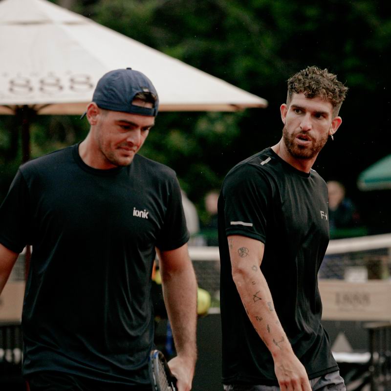 Monzón también fue eliminado en dobles