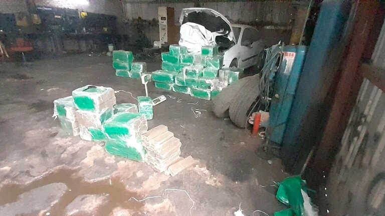 Hallaron al yerno del ex Intendente de Itatí con 500 kilos de marihuana