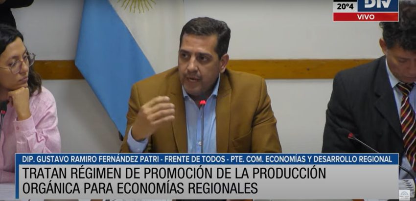 Avanza en la Cámara de Diputados de la Nación el proyecto de producción orgánica que beneficia a economías regionales