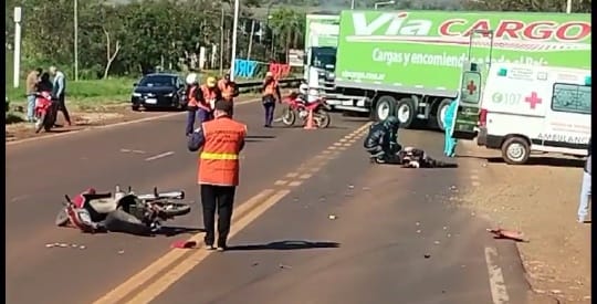 Virasoro: iba en moto, lo rozó un camión, cayó y murió por las heridas que sufrió