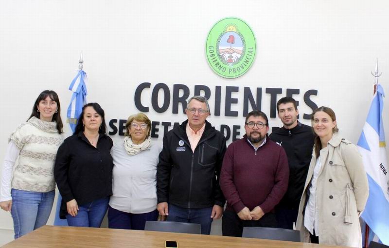 Referentes del Cestoball se reunieron con Jorge Terrile