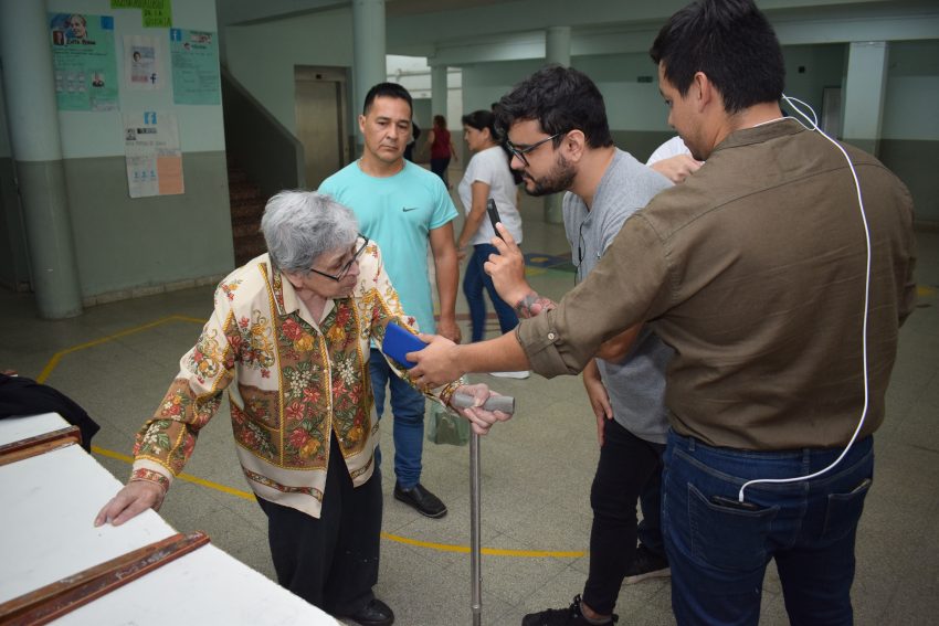 Con 86 años de edad concurrió a votar