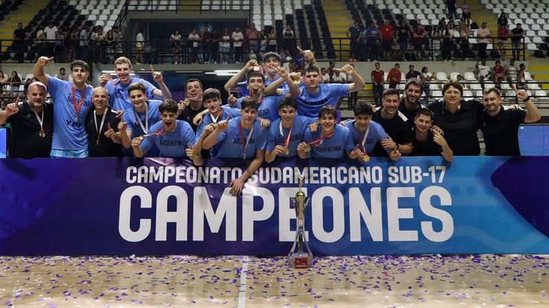 Argentina, con el regatense Bender, se coronó campeón del Sudamericano U17