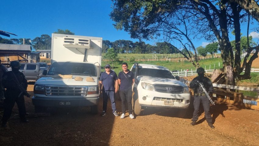 Desarticularon una organización criminal a partir de un control en Santa Lucía