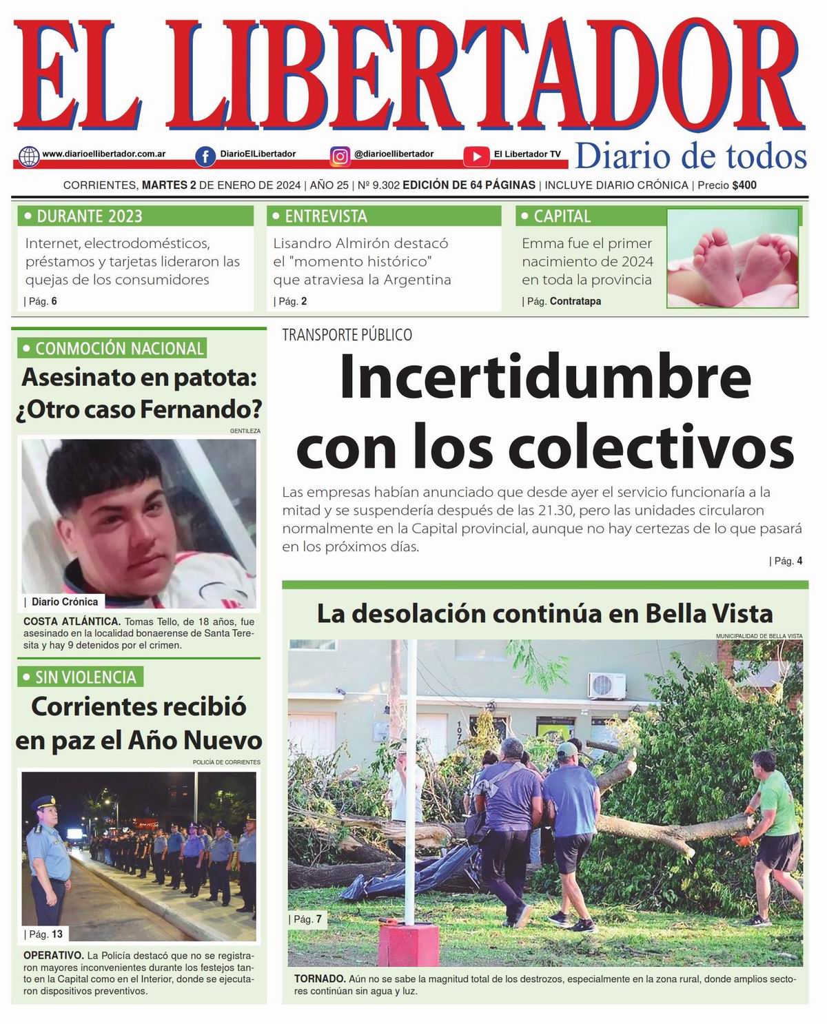 Diario Digital 2 de enero de 2024