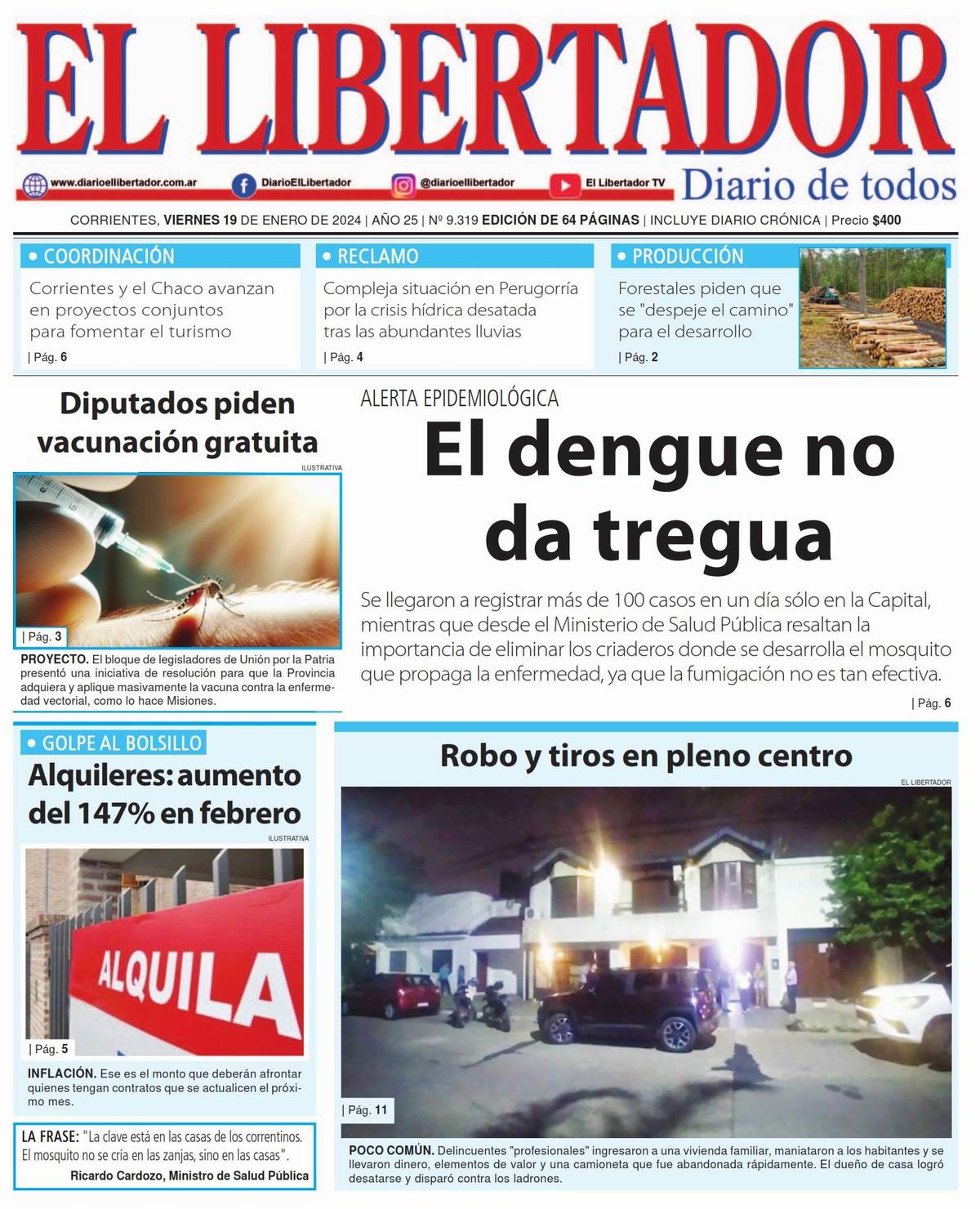 Diario Digital 19 de enero de 2024