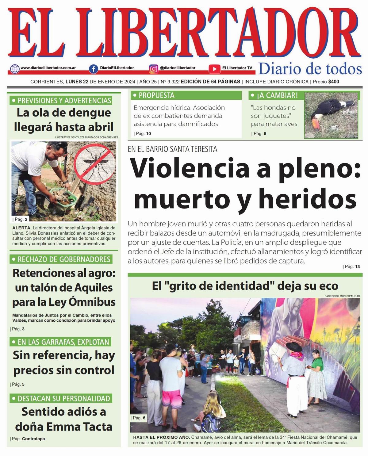 Diario Digital 22 de enero de 2024