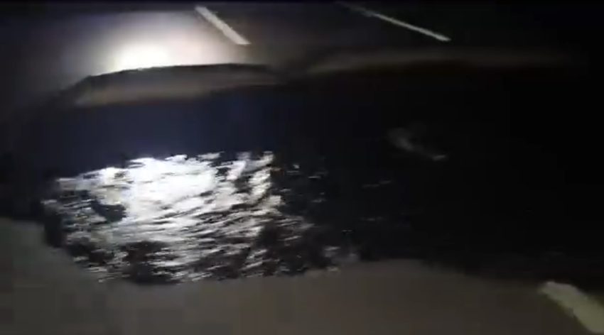 Se socavó completamente un tramo de la Ruta 12 y el tránsito quedó cortado