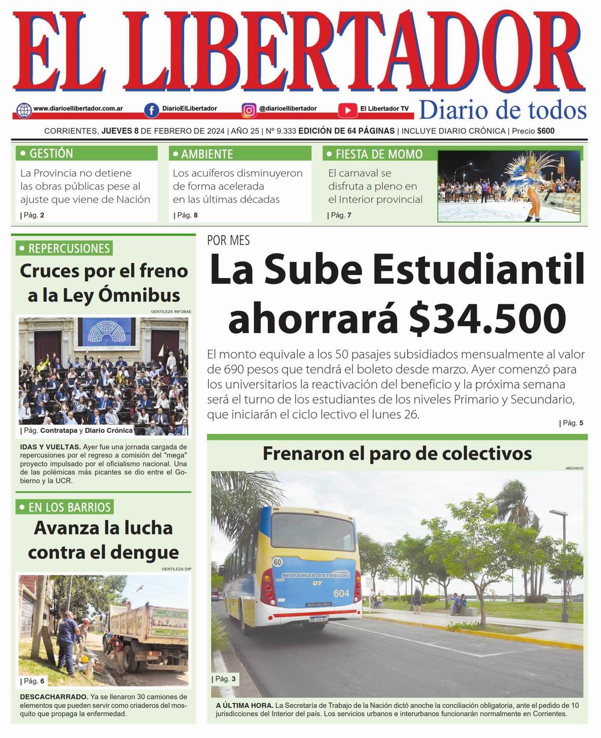 Diario Digital 8 de febrero de 2024