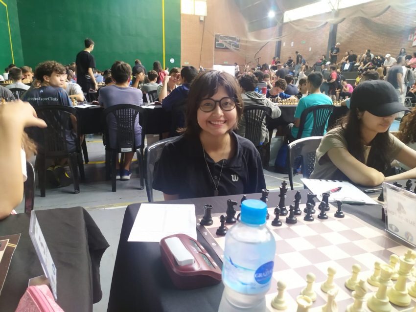 Nahiara Galeano defiende su título nacional de Ajedrez en el Cenard