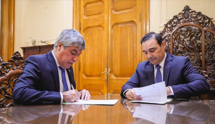 Larroza recibirá a los gobernadores Valdés y Zdero