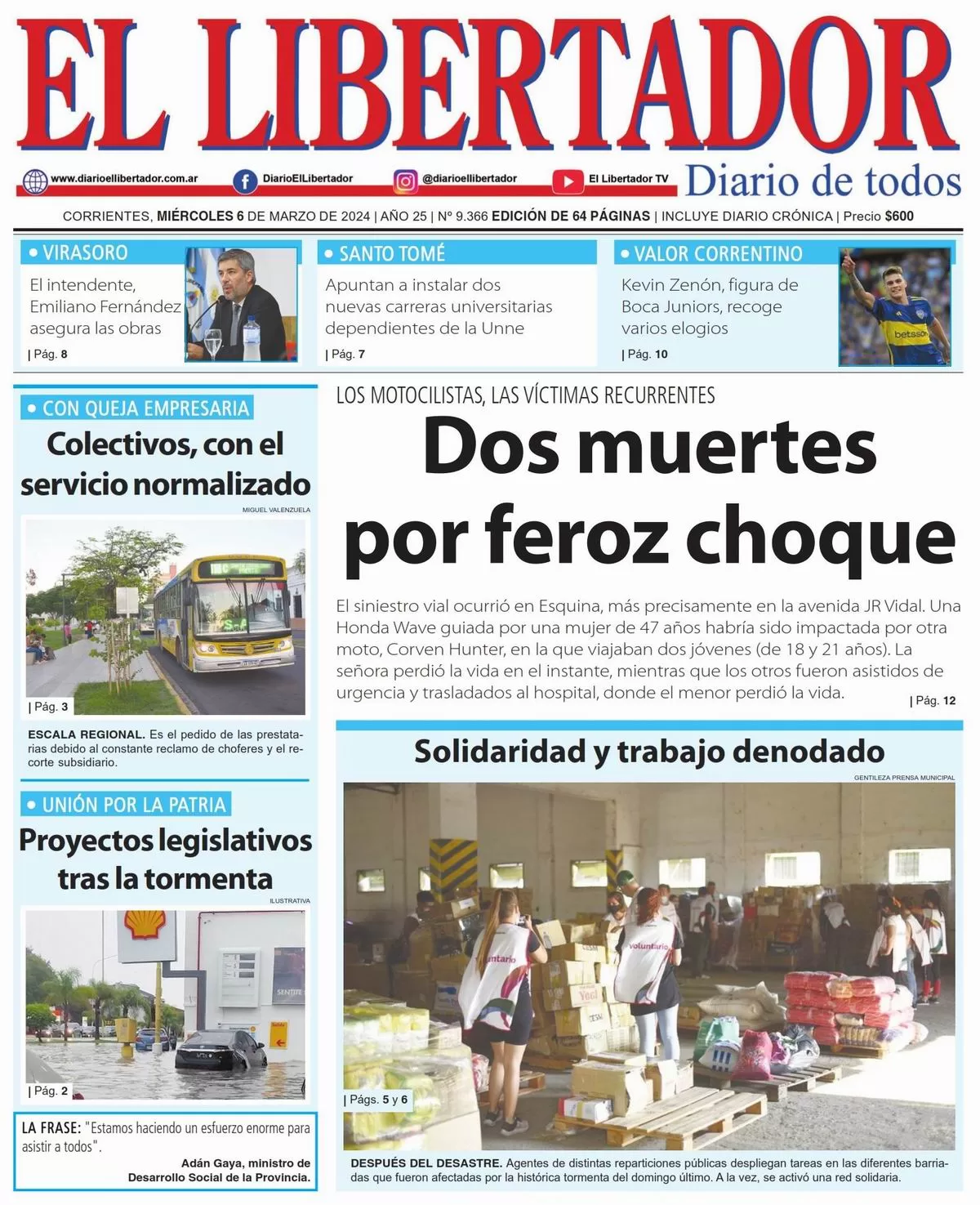 Diario Digital 6 de marzo de 2024