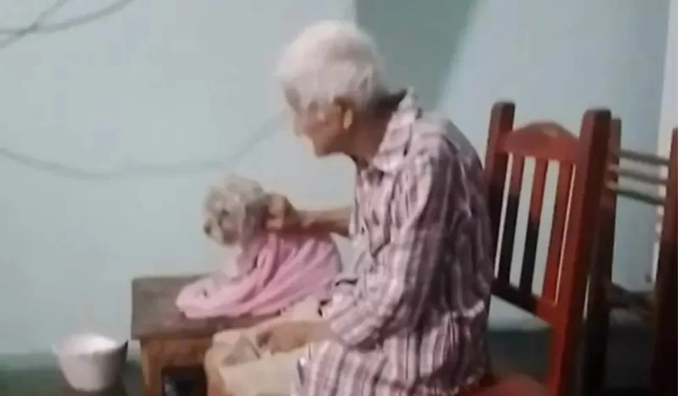 Floriana, la protagonista de la foto del temporal que se hizo viral y conmovió a todos