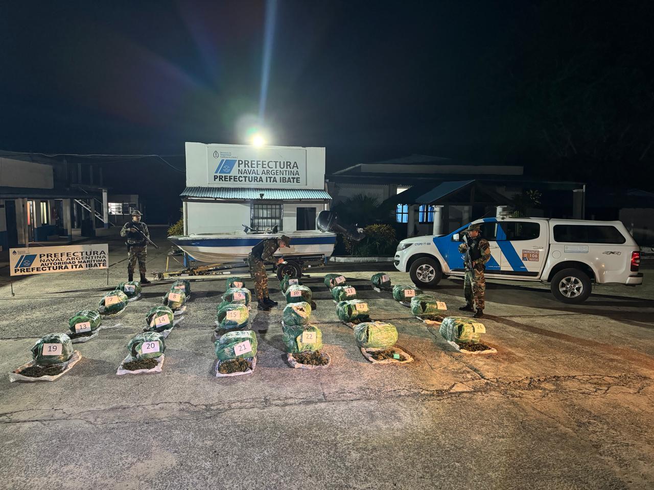 Secuestraron en Corrientes droga valuada en casi $700 millones