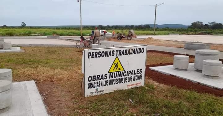 Gracias al pago de impuestos de vecinos, una comuna avanza en obras