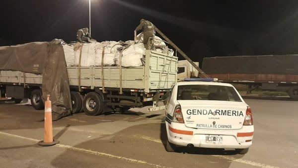 Los detuvieron con una carga valuada en más de 600 millones de pesos