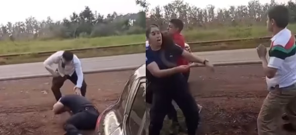 Le dieron una paliza a un grupo de policias