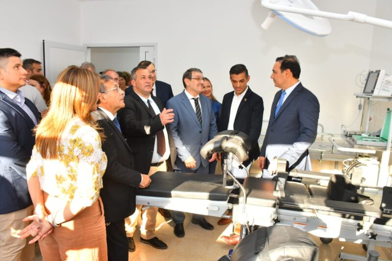 Inauguraron obras en el hospital de Liebig y habrán más en la zona