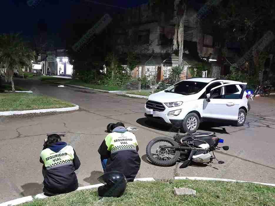 Agentes de Seguridad Vial tuvieron un accidente de tránsito