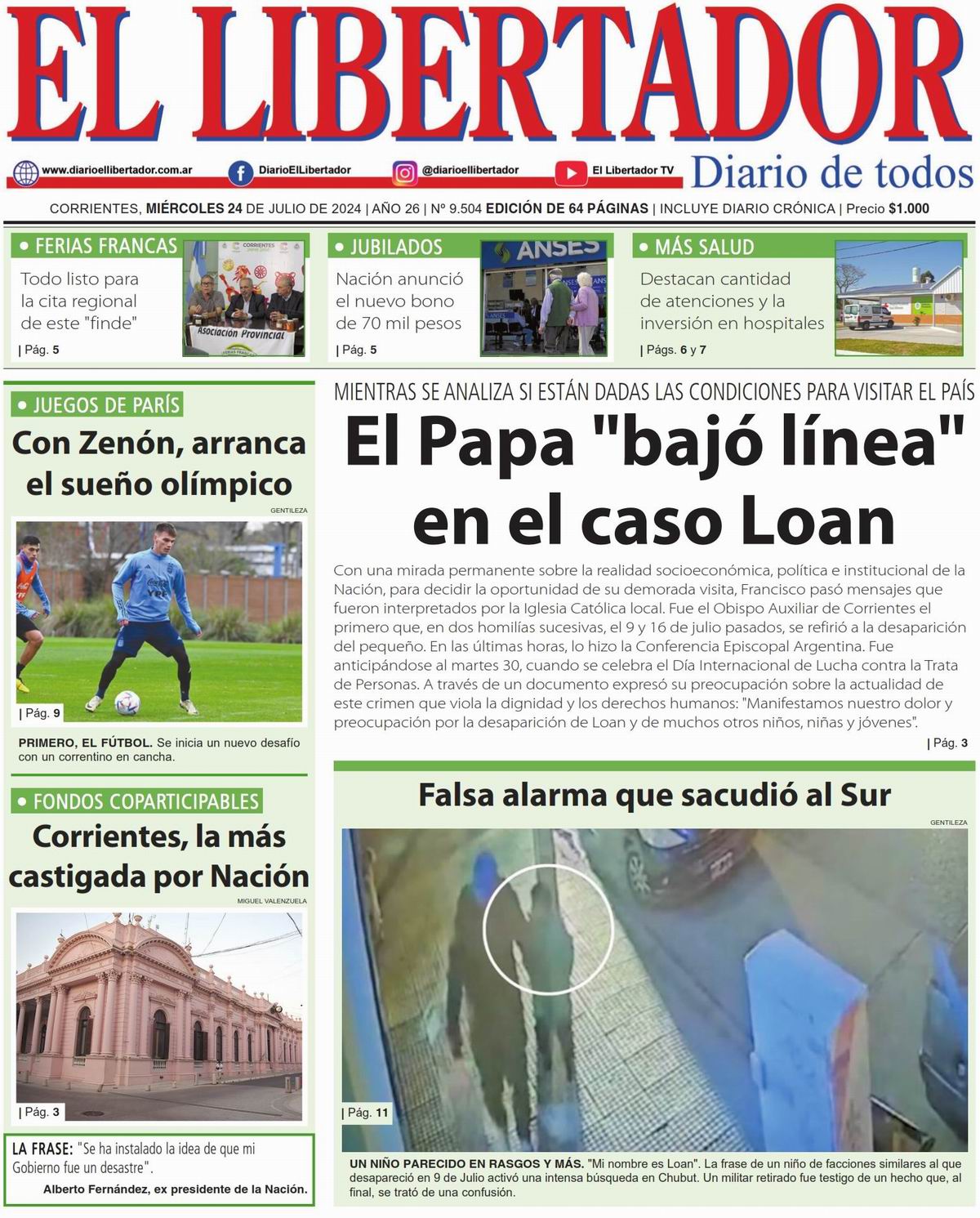 Diario Digital 24 de julio de 2024