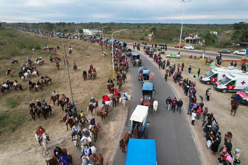 Con ruegos por la aparición de Loan Peña, llegan hoy los peregrinos a Itatí