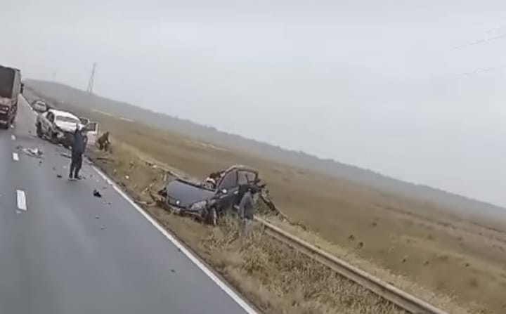 Impactante y trágico choque en la Ruta 14: murieron cinco personas