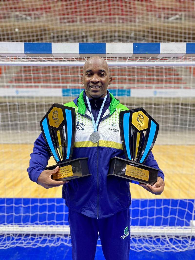 Lucas Cruz Guerra, al frente de la Selección argentina de Cadetes