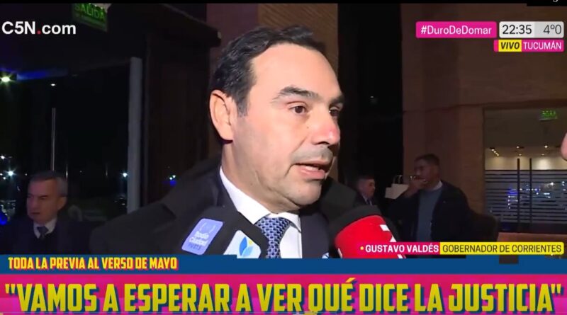 Gustavo Valdés sobre el caso Loan: «nos duele a todos»