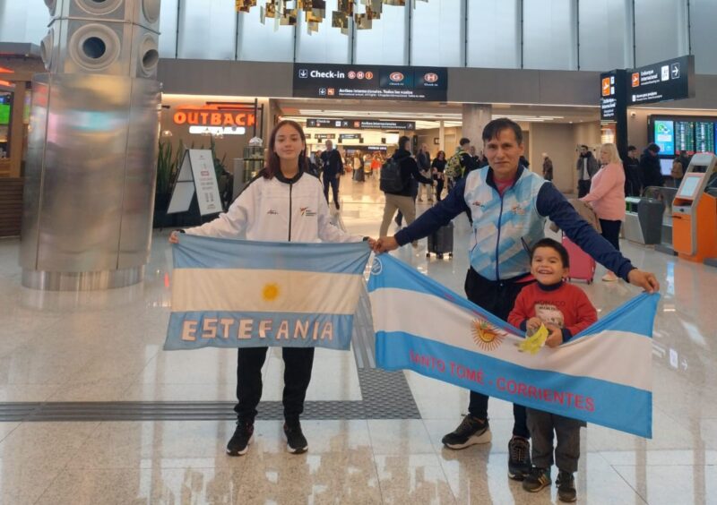 Estefanía Ifrán llevó su ilusión a México