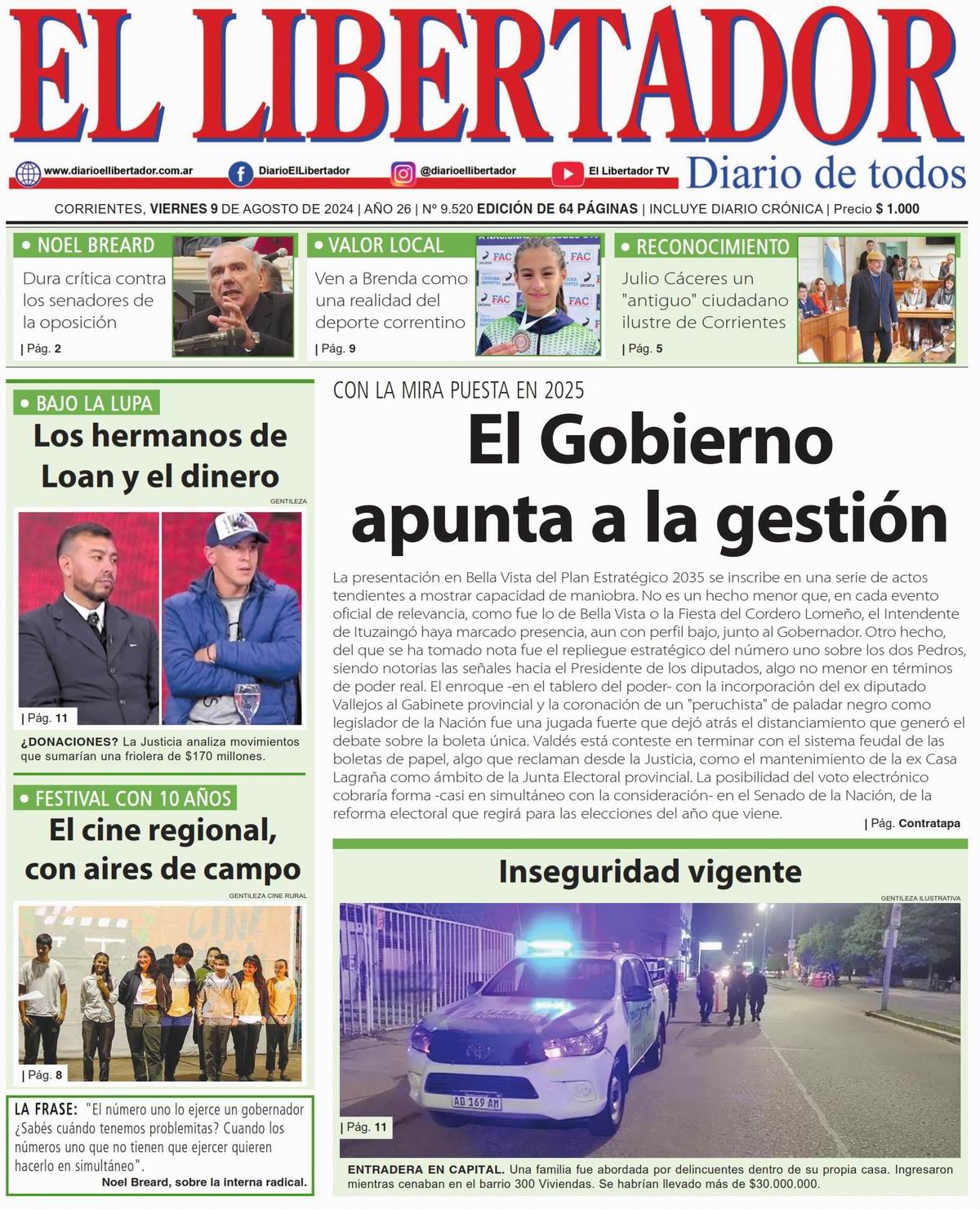 Diario Digital 9 de agosto de 2024