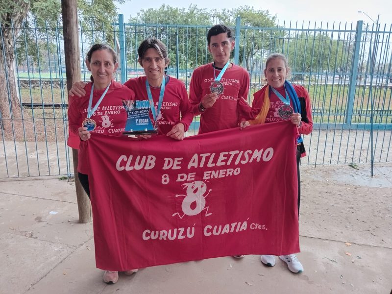 Curuzucuateños, en el podio en Uruguayana