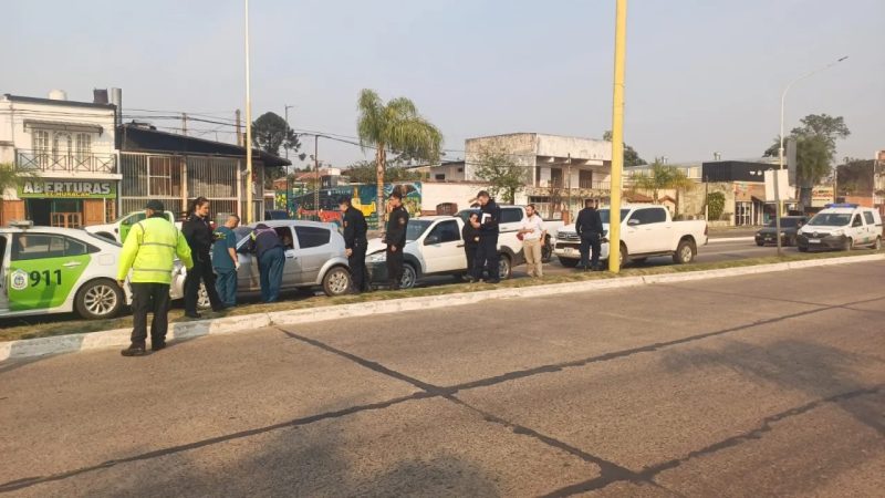 Impactantes choques en cadena en la avenida Pedro Ferré