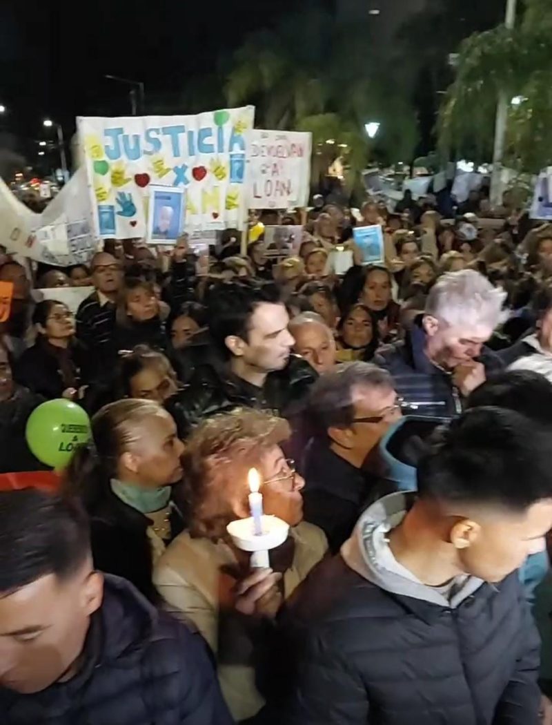 Goya se movilizó por Loan Peña