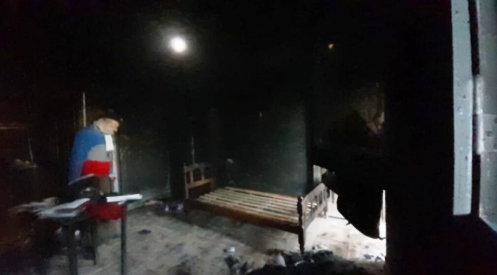 Vecinos rescataron a una mujer de un incendio