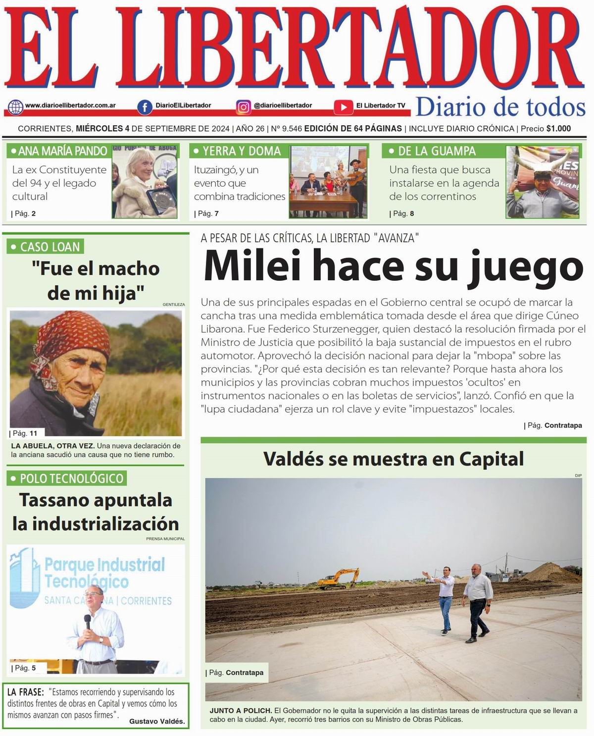Diario Digital 4 de septiembre de 2024