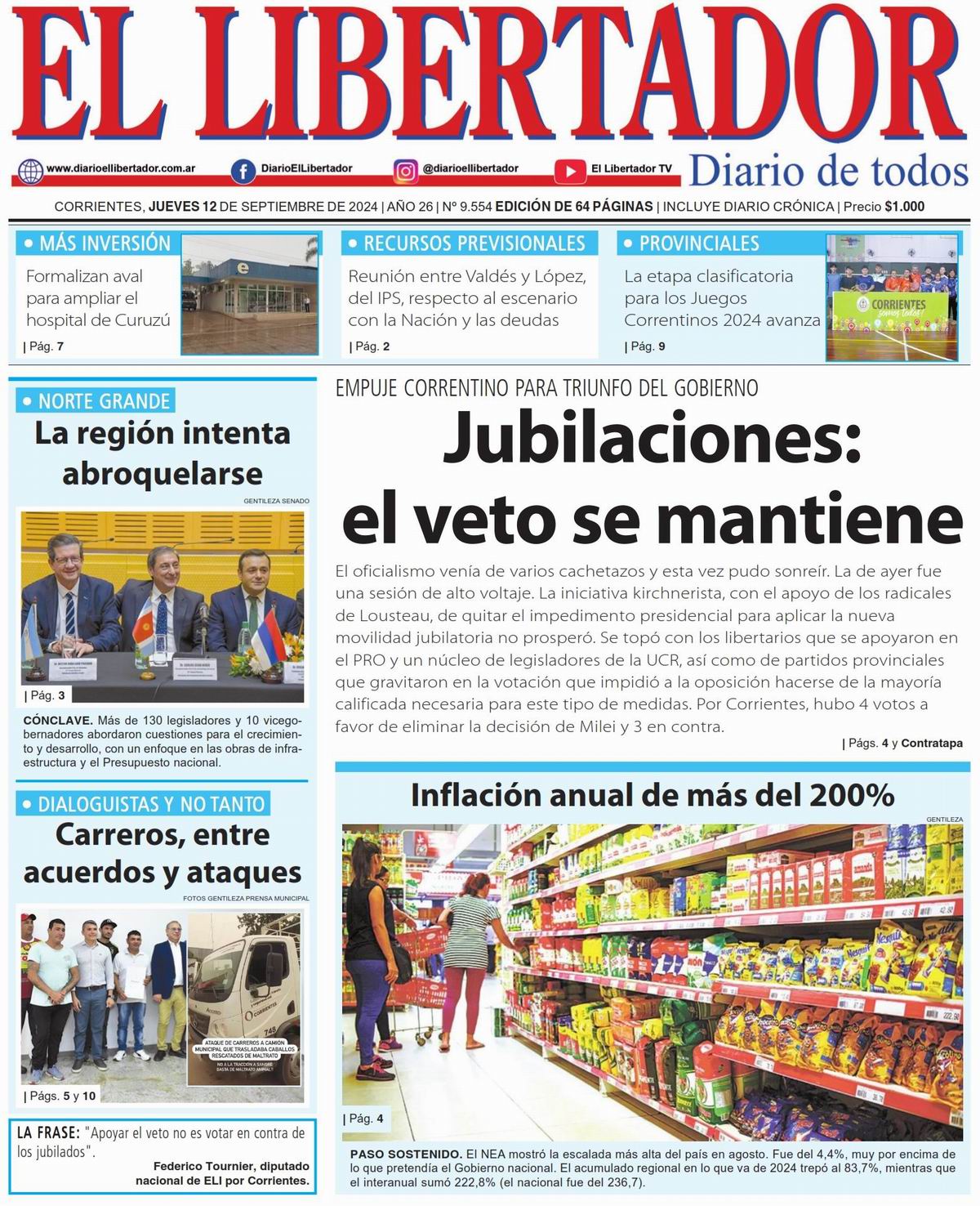 Diario Digital 12 de septiembre de 2024