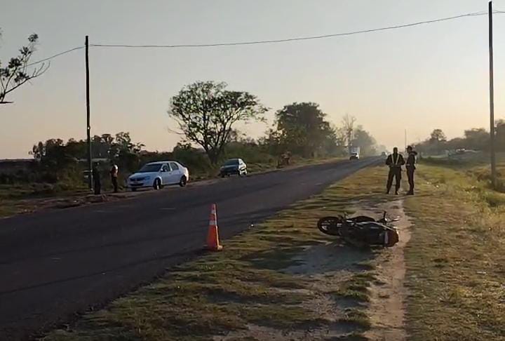 Brutal choque en la Ruta 27 deja dos heridos