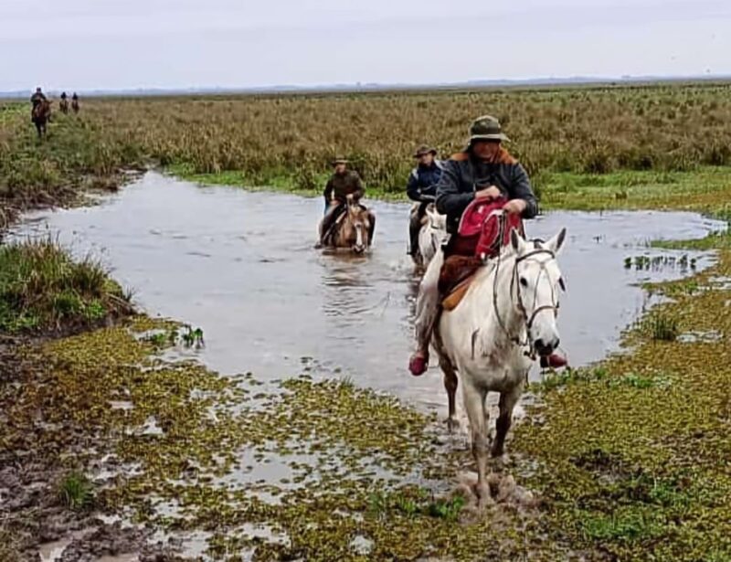 Bajo la lluvia sigue la búsqueda del hombre desaparecido en Loreto