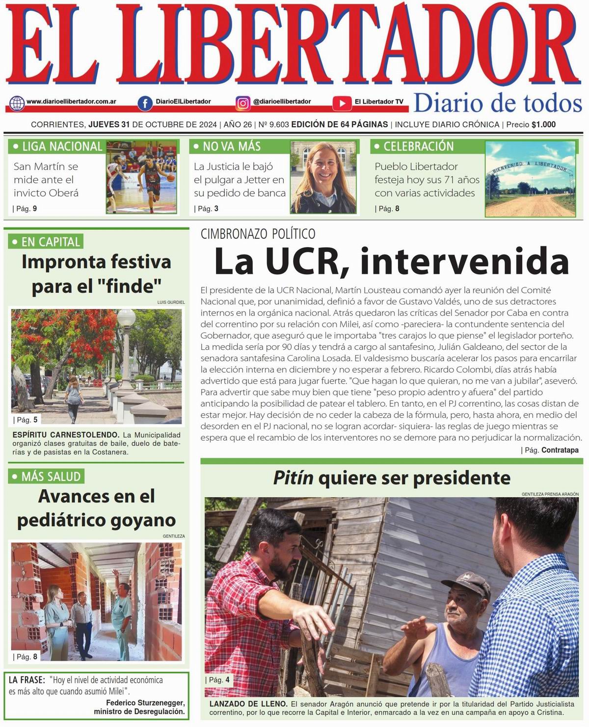 Diario Digital 31 de octubre de 2024