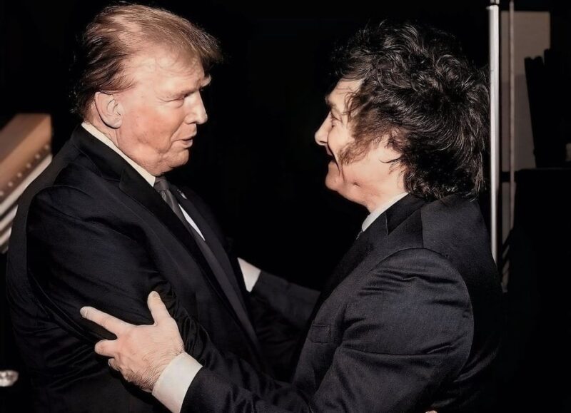 “Puedes contar con Argentina”: el saludo de Milei a Trump