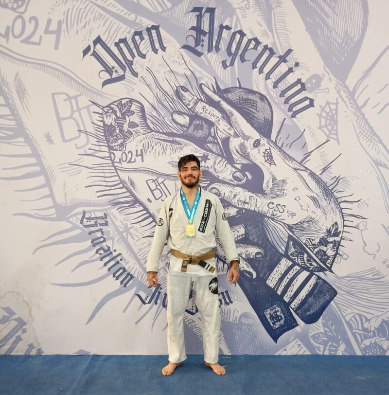 El goyano Nicoletti se consagró campeón Argentino de Jiu Jitsu