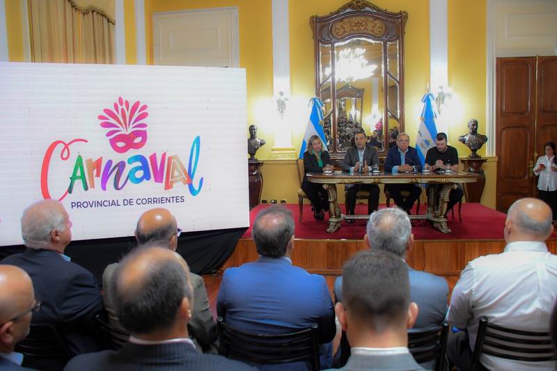 Presentaron el Carnaval Provincial: participarán comparsas del Interior